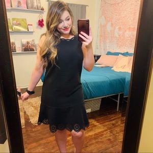 Ann Taylor Loft Dress in Black Size 10